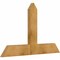 Ekena Millwork Portland Rough Sawn Timber Gable Bracket, Western Red Cedar, 48"W x 30"H x 2"D x 6"F, 15/12 Pitch GBW048X30X0206POR00RWR - alternate 5